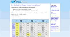 Desktop Screenshot of cheapchecks.org